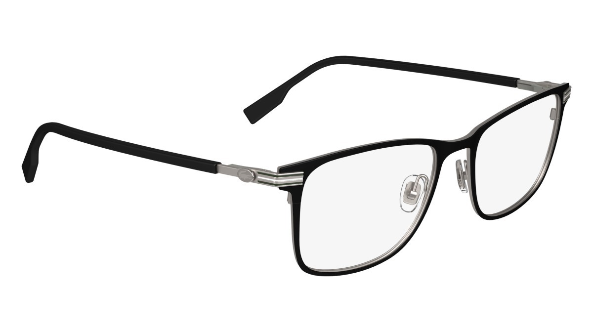 Brillen Lacoste L2300 (002) farbe matte black form rechteckig 