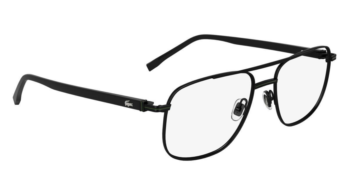 Eyeglasses Lacoste L2302 N (002) color matte black shape rectangle 
