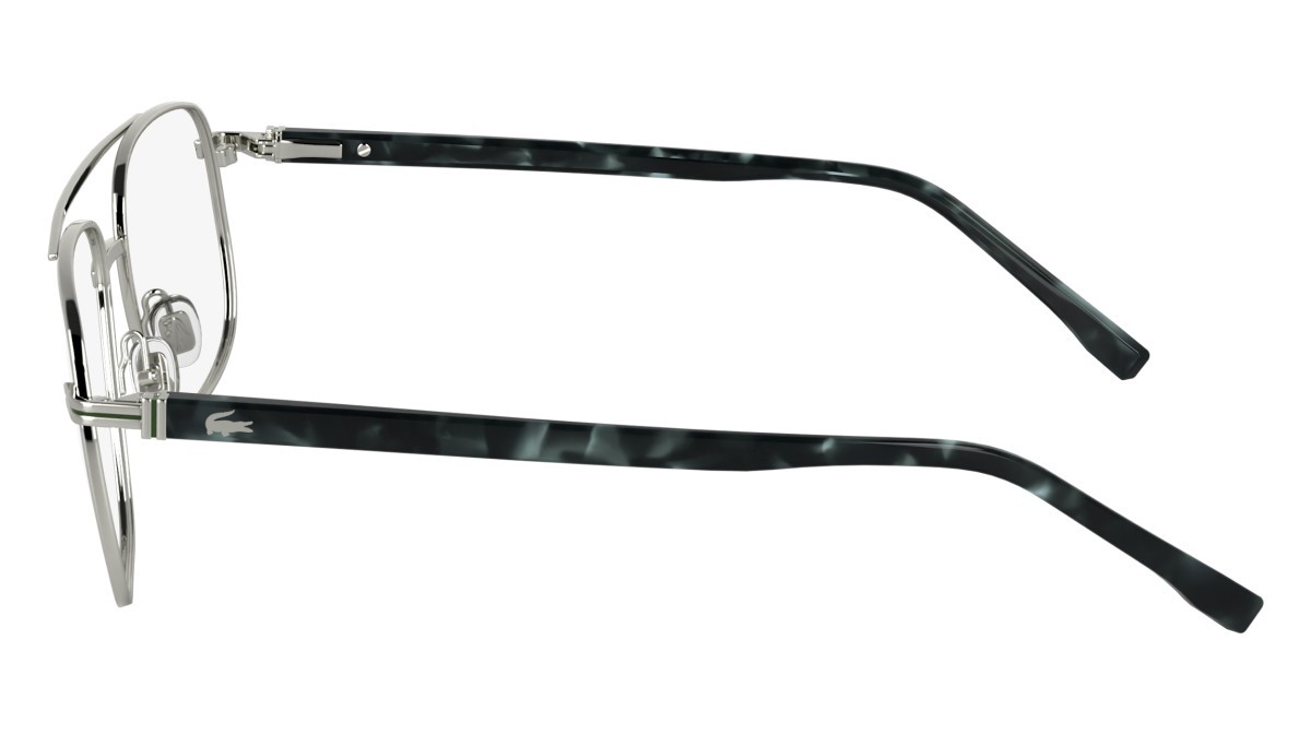 Occhiali da vista Lacoste L2302 N (045) colore silver forma rettangolare 
