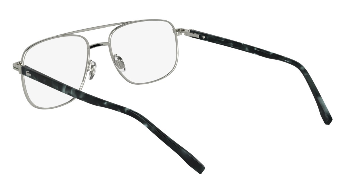 Occhiali da vista Lacoste L2302 N (045) colore silver forma rettangolare 