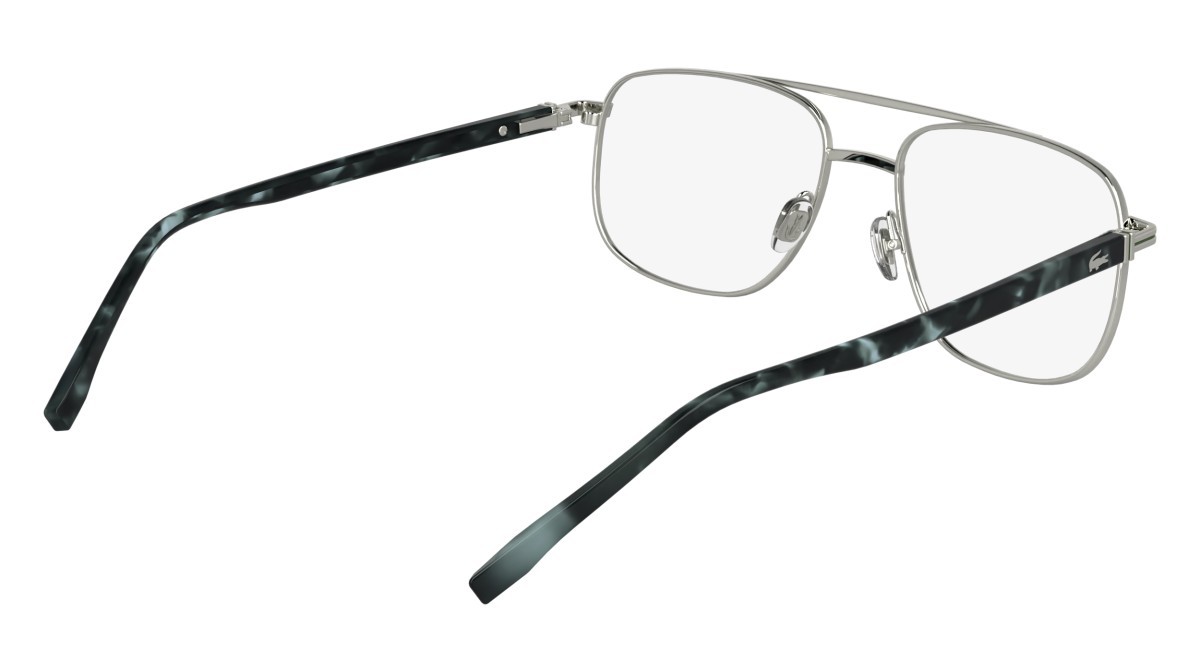 Occhiali da vista Lacoste L2302 N (045) colore silver forma rettangolare 