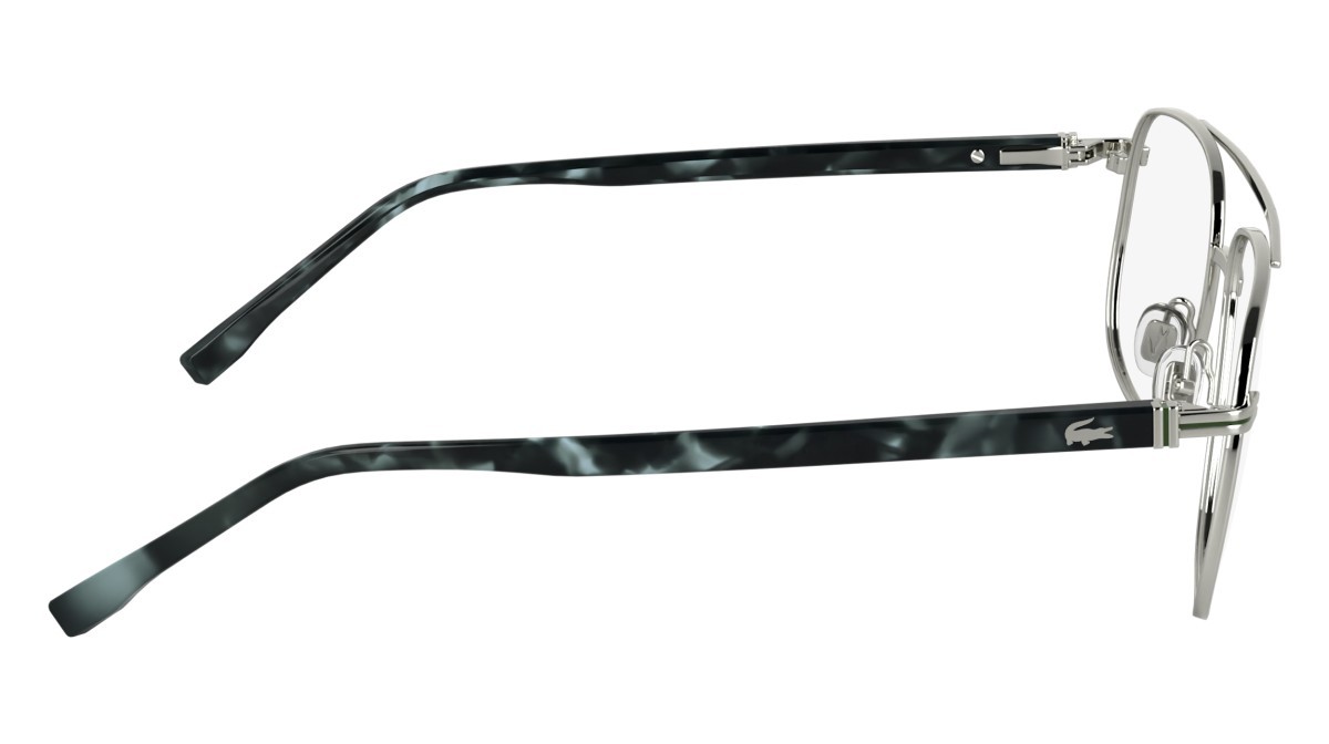 Occhiali da vista Lacoste L2302 N (045) colore silver forma rettangolare 