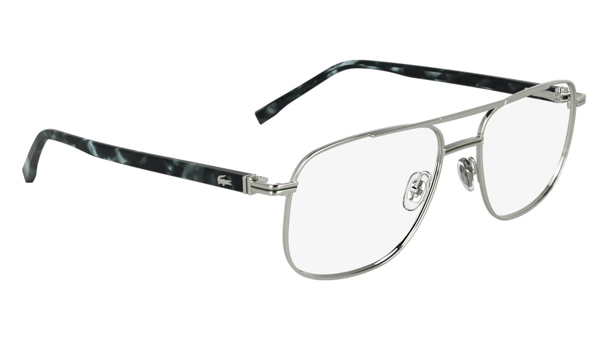 Occhiali da vista Lacoste L2302 N (045) colore silver forma rettangolare 