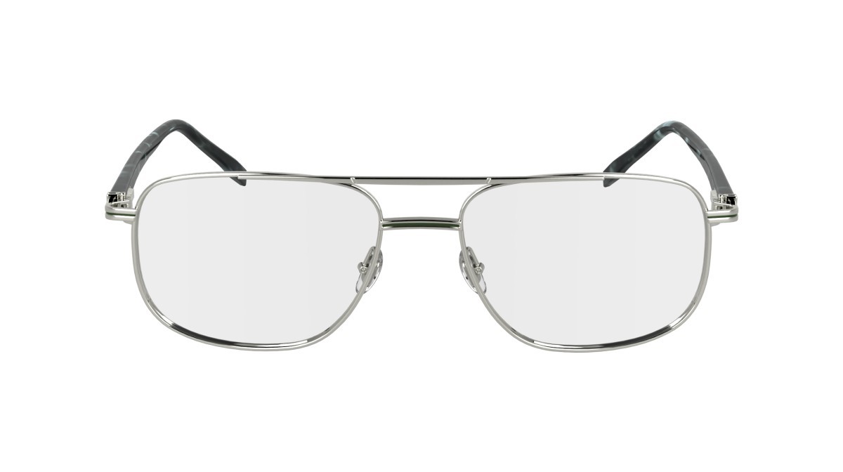 Occhiali da vista Lacoste L2302 N (045) colore silver forma rettangolare 