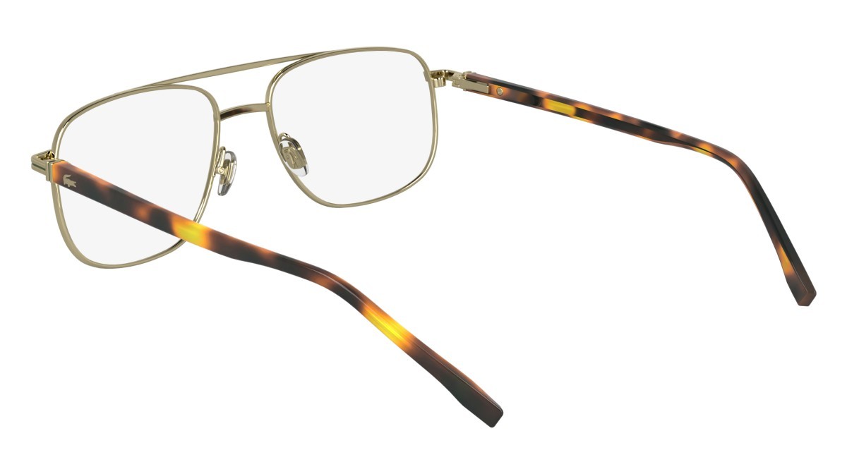 Eyeglasses Lacoste L2302 N (714) color gold shape rectangle 