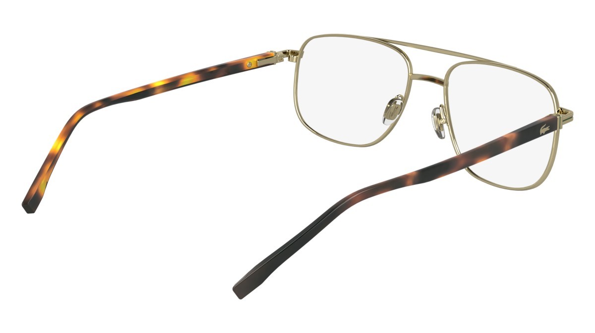 Eyeglasses Lacoste L2302 N (714) color gold shape rectangle 