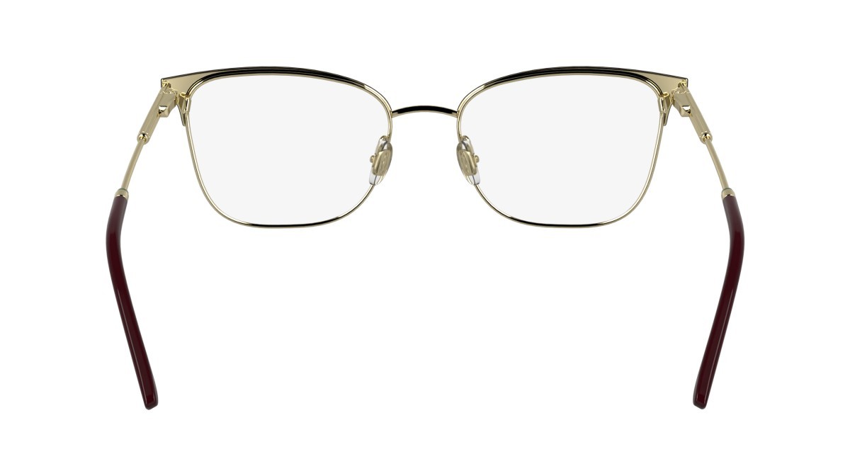 Brillen Lacoste L2303 (601) farbe burgundy/gold form rechteckig gläser colore 2
