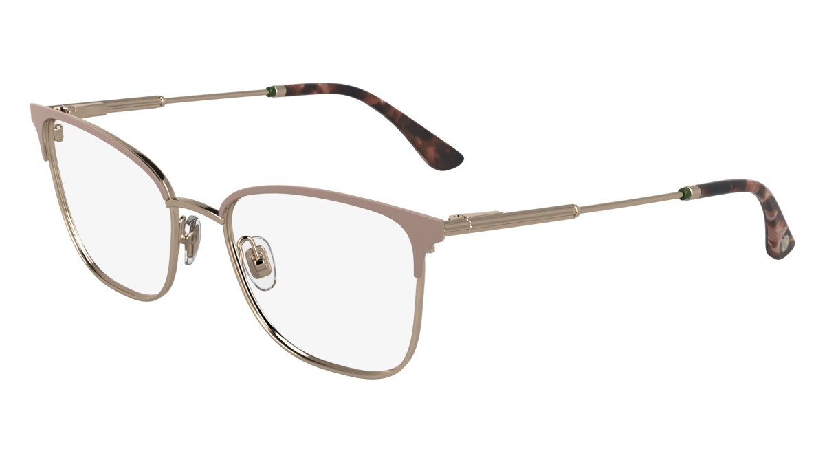 Brillen Lacoste L2303 (662) farbe nude/rose gold form rechteckig gläser colore 3