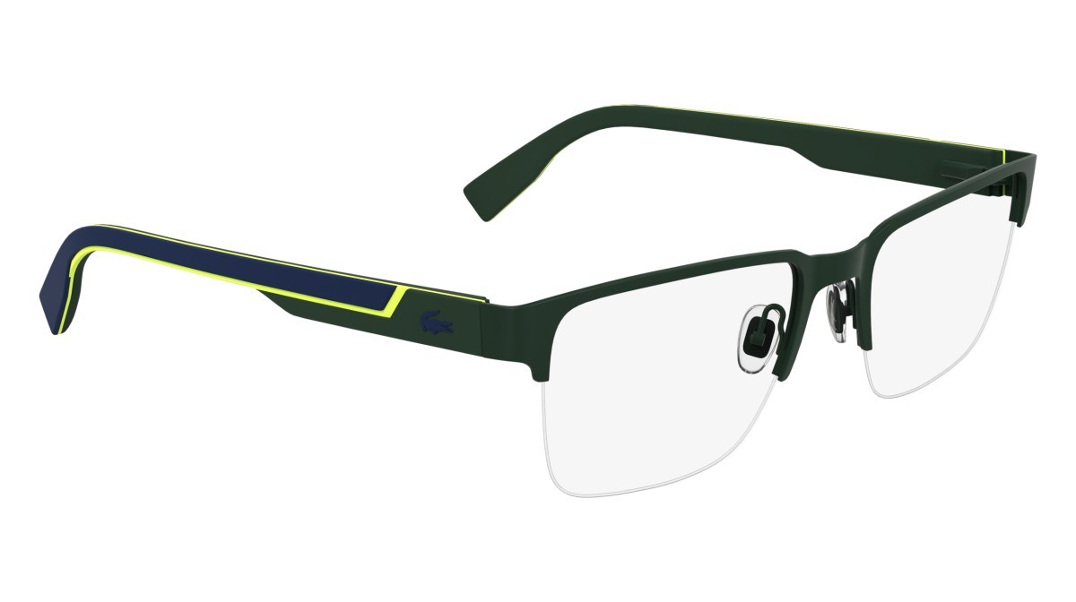 Occhiali da vista Lacoste L2305 N (301) colore green forma rettangolare 