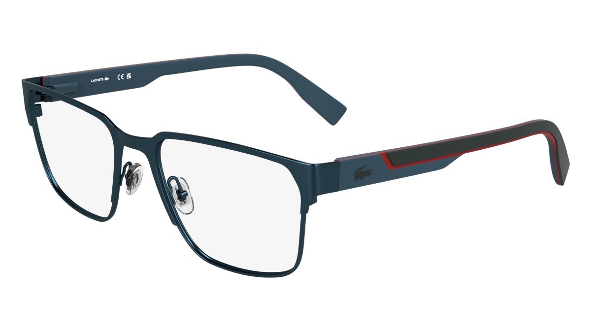 Occhiali da vista Lacoste L2306 N (424) colore matte blue forma rettangolare 