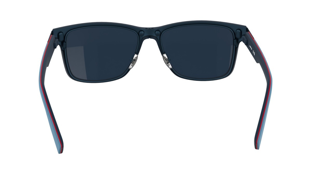 Eyeglasses Lacoste L2307MAG-SET N (424) color matte blue shape rectangle 