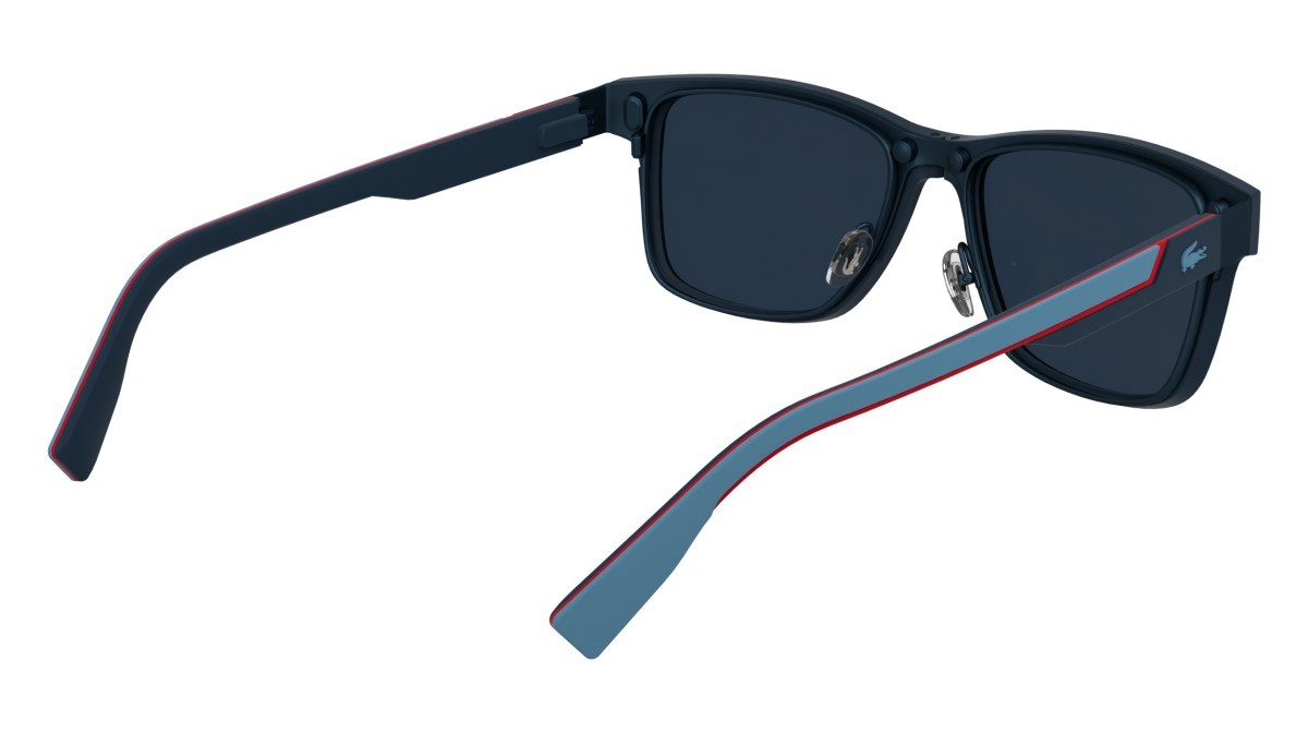 Eyeglasses Lacoste L2307MAG-SET N (424) color matte blue shape rectangle 