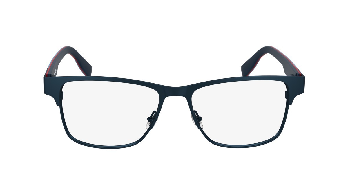 Eyeglasses Lacoste L2307MAG-SET N (424) color matte blue shape rectangle 