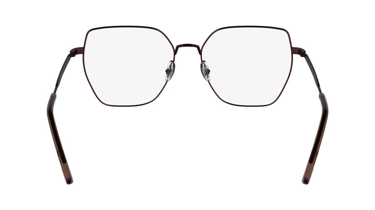 Occhiali da vista Lacoste L2309 (601) colore matte burgundy forma rettangolare lenti colore - 4