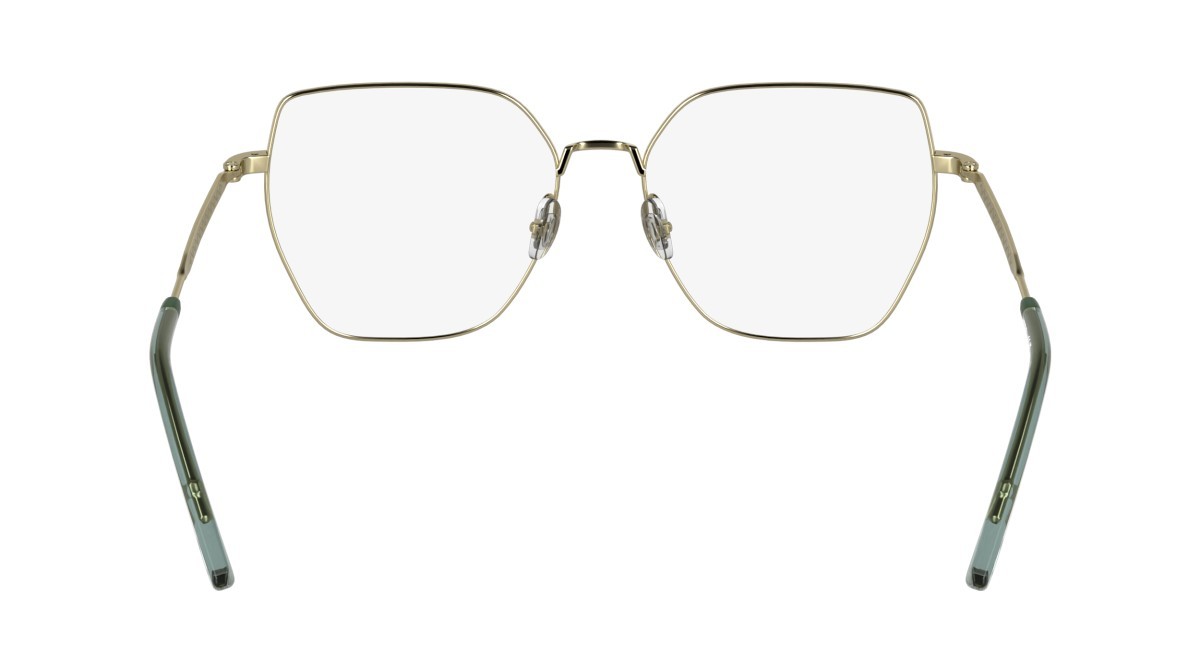Eyeglasses Lacoste L2309 (713) color matte gold shape rectangular lenses colore - 2