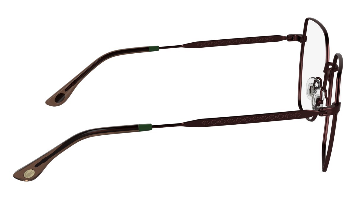 Eyeglasses Lacoste L2309 N (601) color matte burgundy shape rectangle 