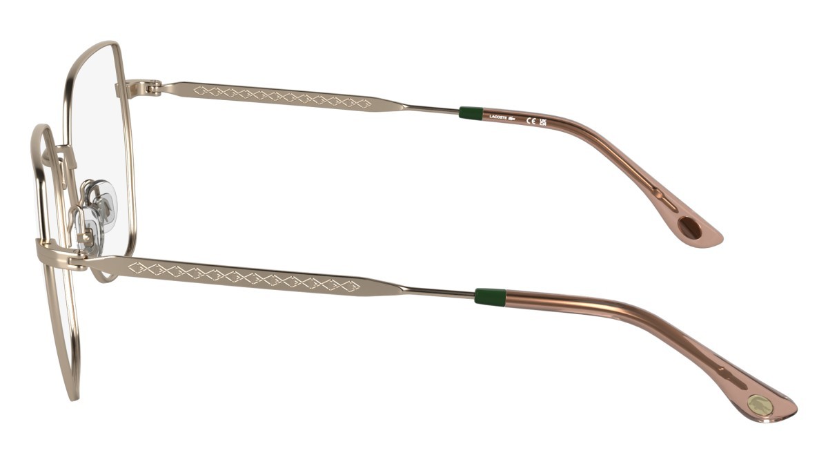 Eyeglasses Lacoste L2309 N (662) color matte rose shape rectangle 