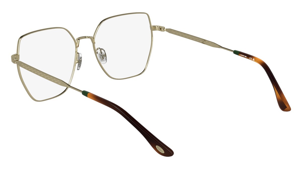 Eyeglasses Lacoste L2309 N (714) color gold shape rectangle 