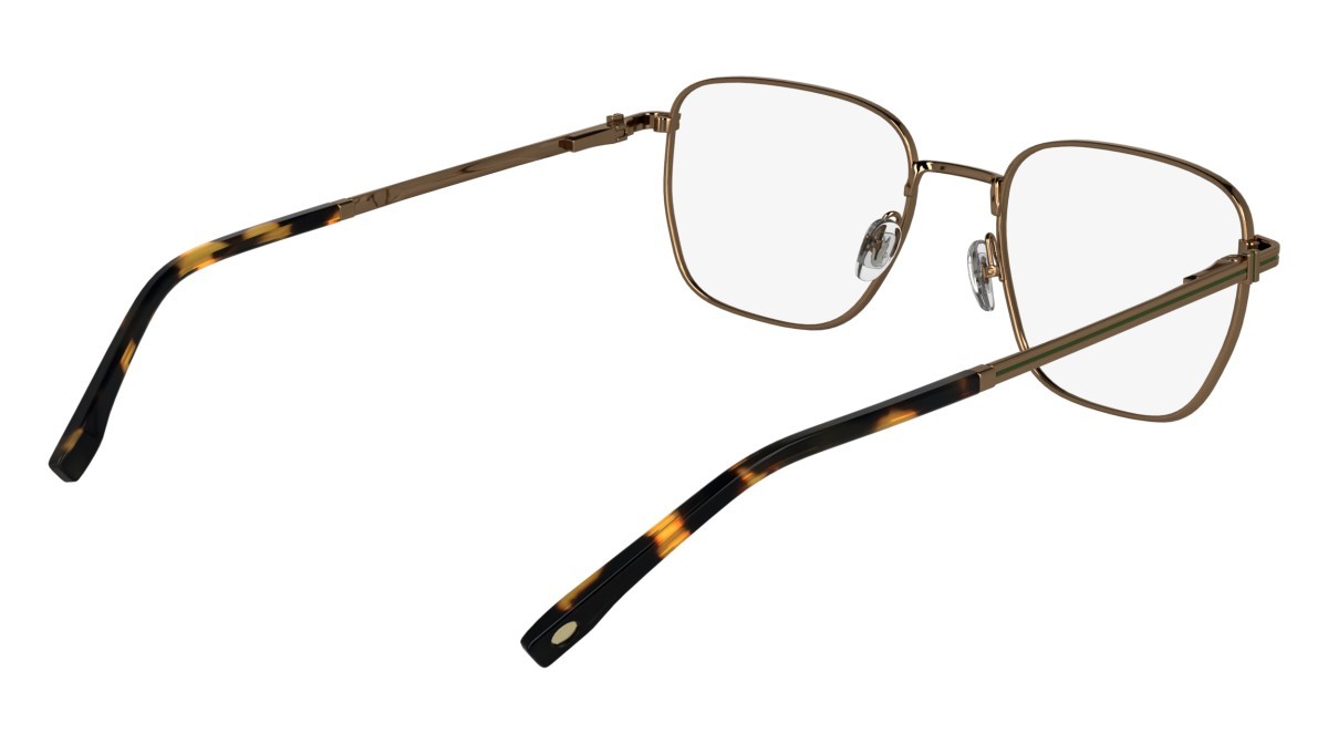 Eyeglasses Lacoste L2311 (750) color amber gold shape rectangle lenses colore - 3