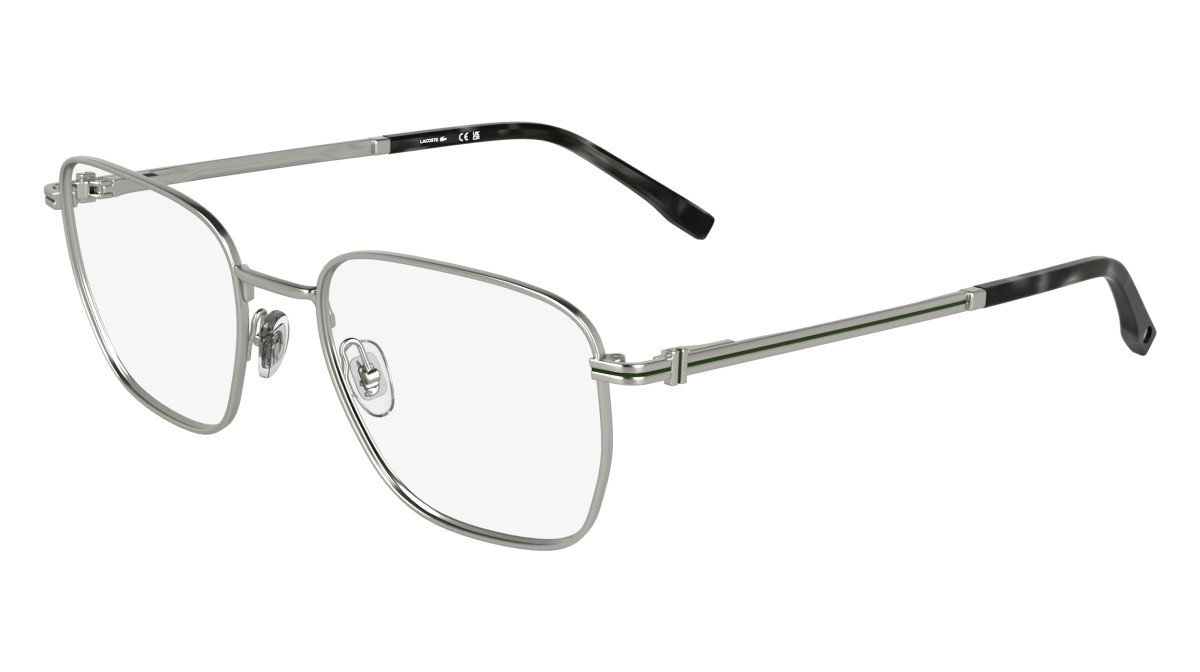 Eyeglasses Lacoste L2311 N (040) color matte silver shape rectangle 