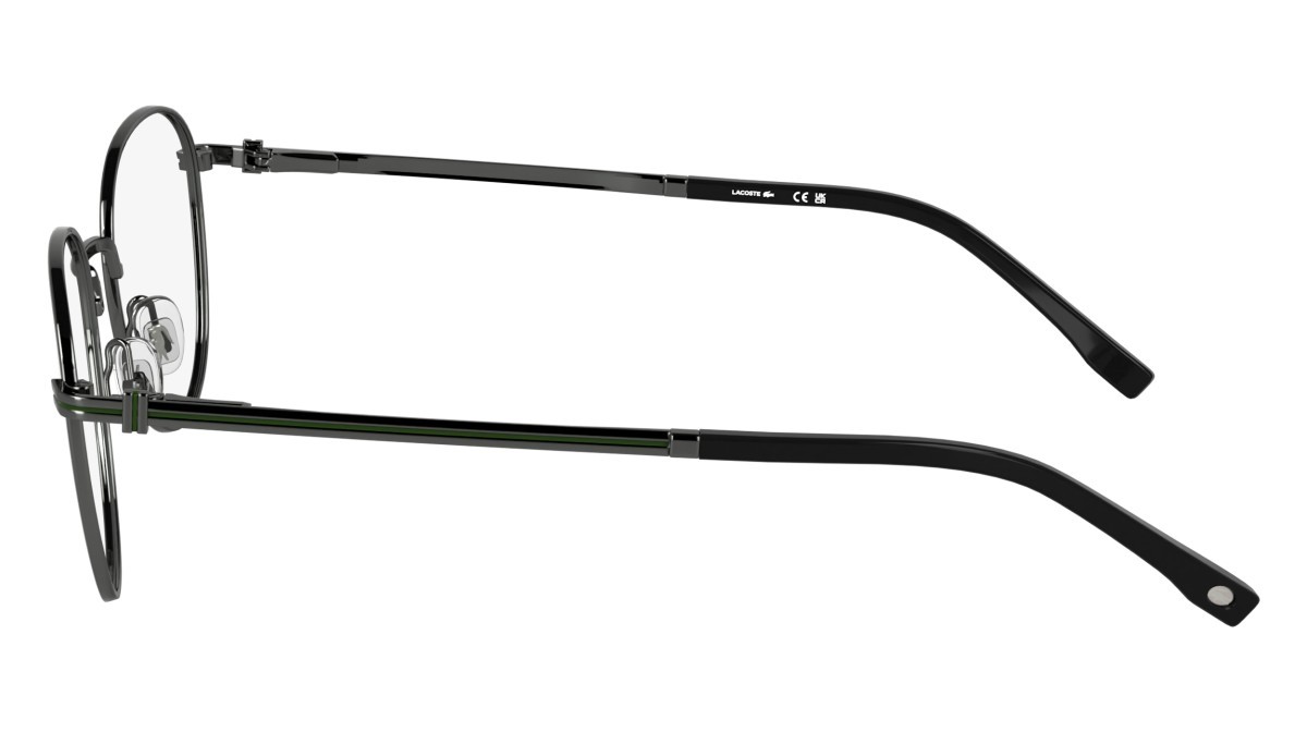 Brillen Lacoste L2312 (039) farbe dark gunmetal form rechteckig gläser colore - 1