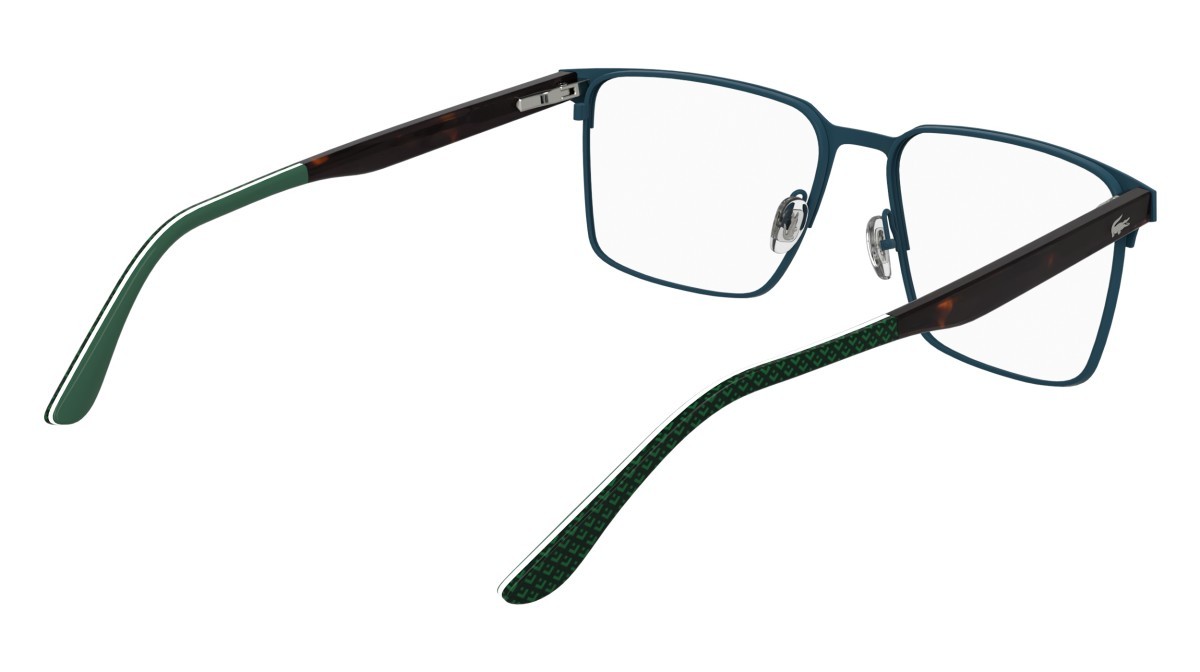 Occhiali da vista Lacoste L2314 (400) colore matte azure forma rettangolare lenti colore - 2