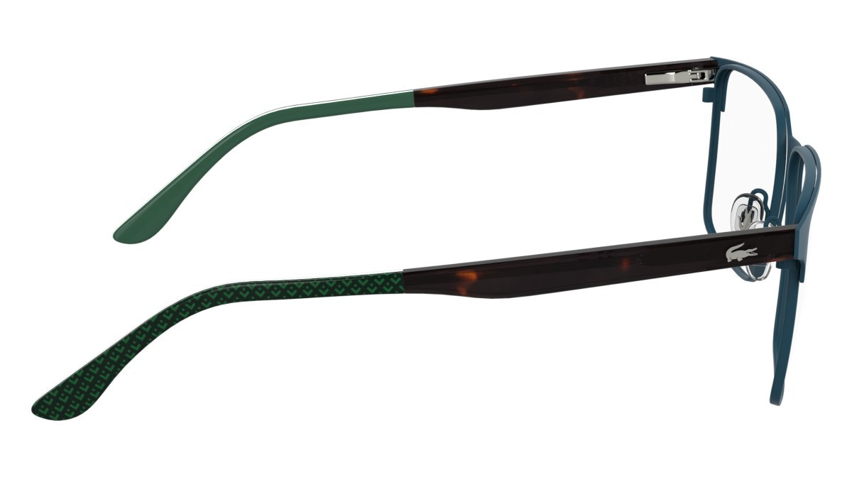 Occhiali da vista Lacoste L2314 (400) colore matte azure forma rettangolare lenti colore - 2