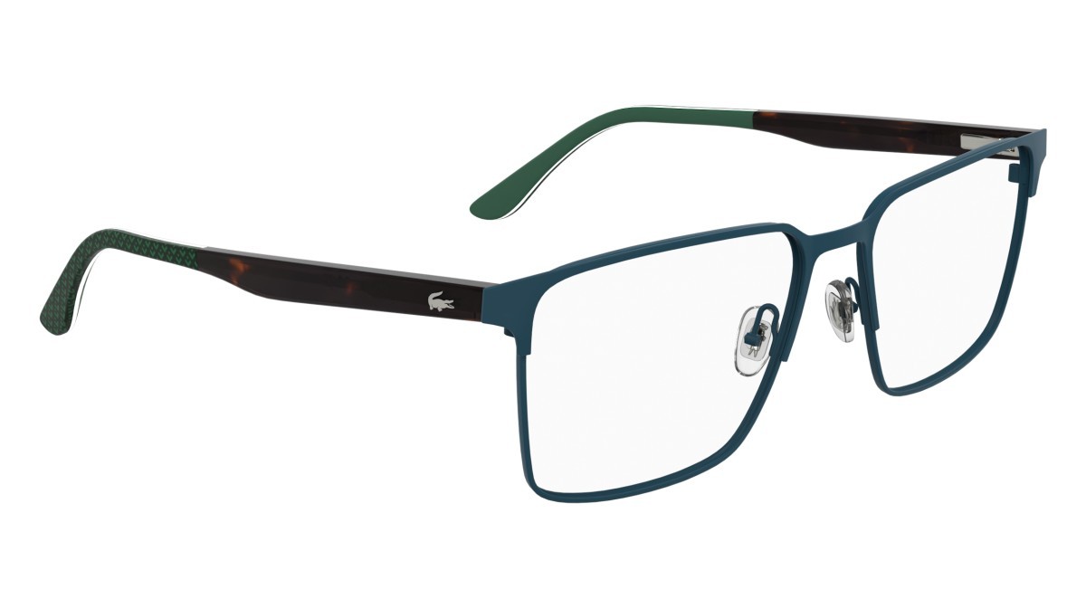 Occhiali da vista Lacoste L2314 (400) colore matte azure forma rettangolare lenti colore - 2