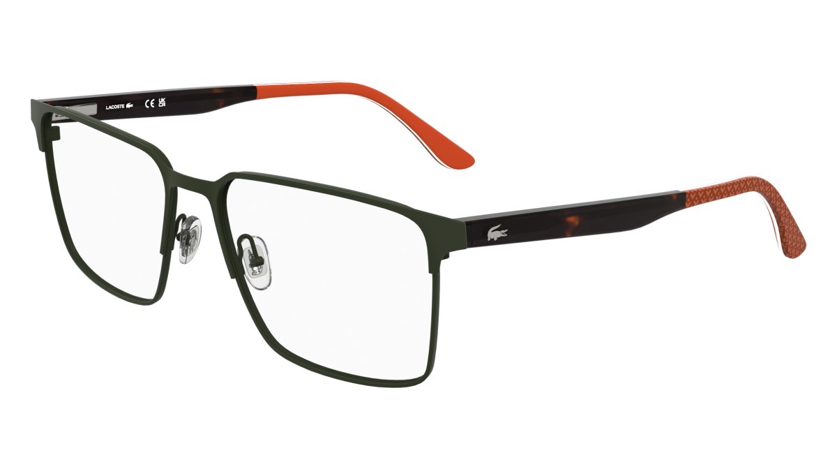 Eyeglasses Lacoste L2314 N (035) color matte grey shape rectangle 