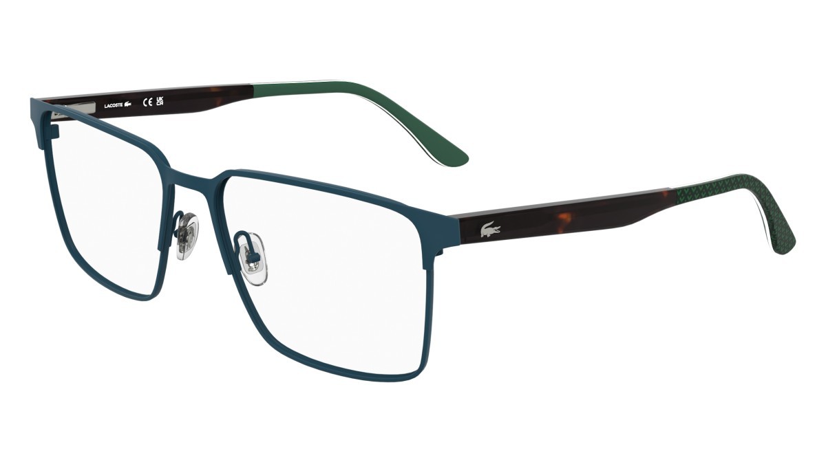Eyeglasses Lacoste L2314 N (400) color matte azure shape rectangle 