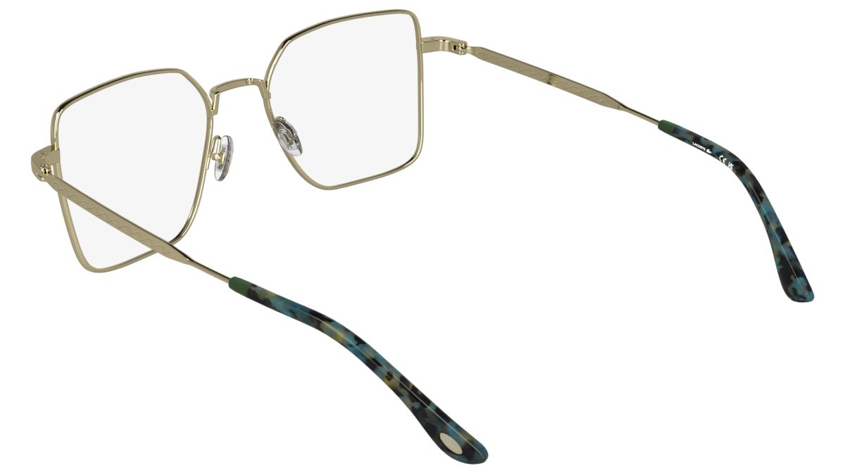 Eyeglasses Lacoste L2316 (714) color gold shape rectangle 