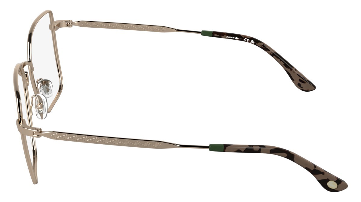 Eyeglasses Lacoste L2316 (770) color rose gold shape rectangle 
