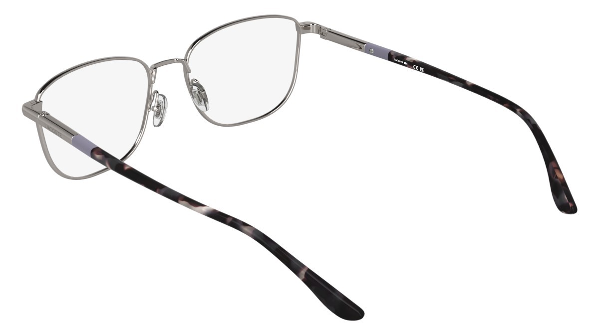 Eyeglasses Lacoste L2317 (033) color light gunmetal shape oval 