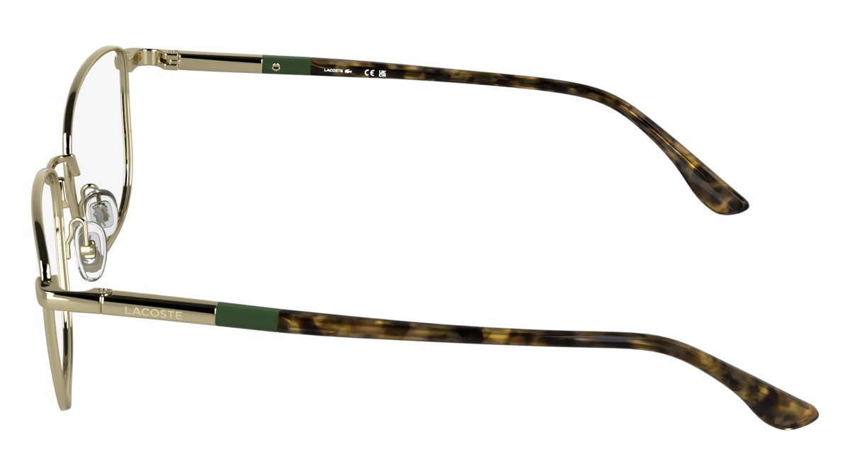 Eyeglasses Lacoste L2317 (710) color yellow gold shape oval 