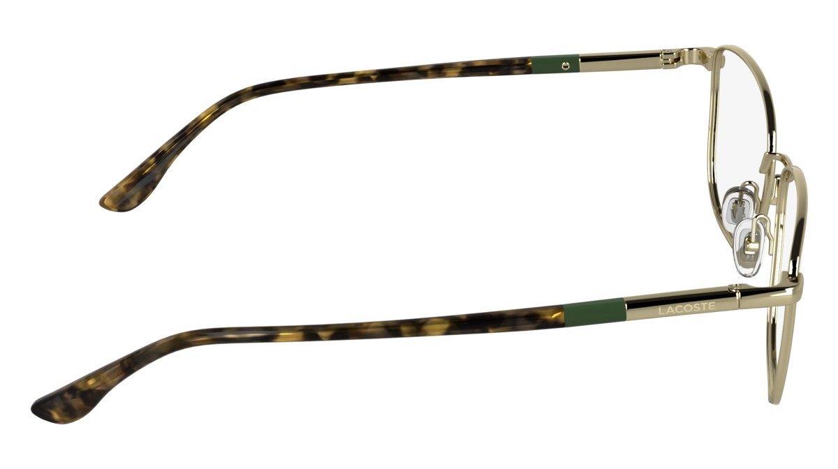 Eyeglasses Lacoste L2317 (710) color yellow gold shape oval 