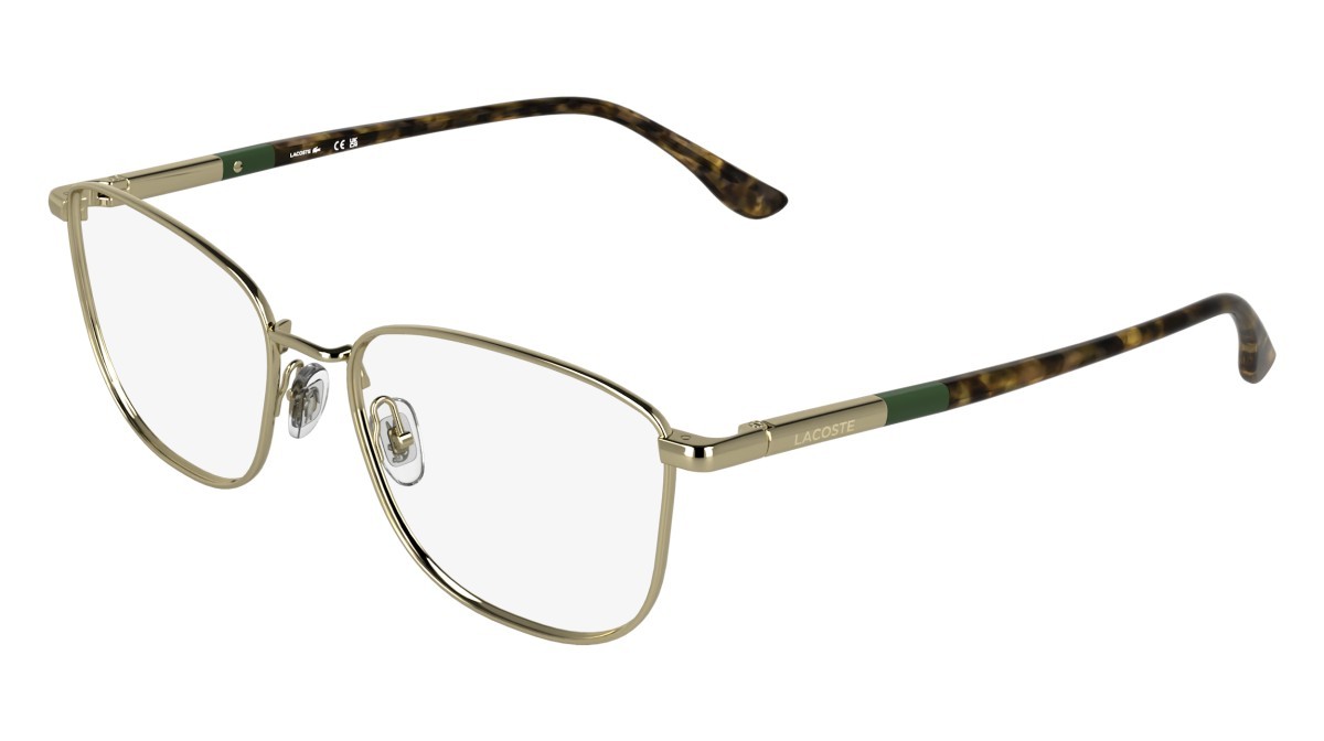 Eyeglasses Lacoste L2317 (710) color yellow gold shape oval 