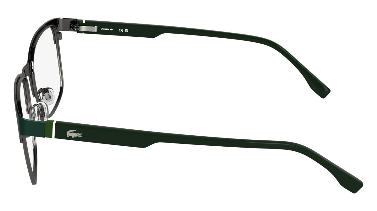 Eyeglasses Lacoste L2319 (301) color matte green shape rectangle 