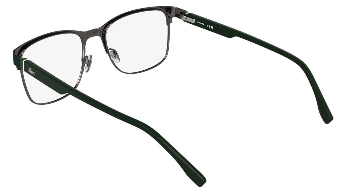 Eyeglasses Lacoste L2319 (301) color matte green shape rectangle 