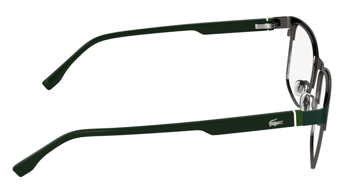 Eyeglasses Lacoste L2319 (301) color matte green shape rectangle 