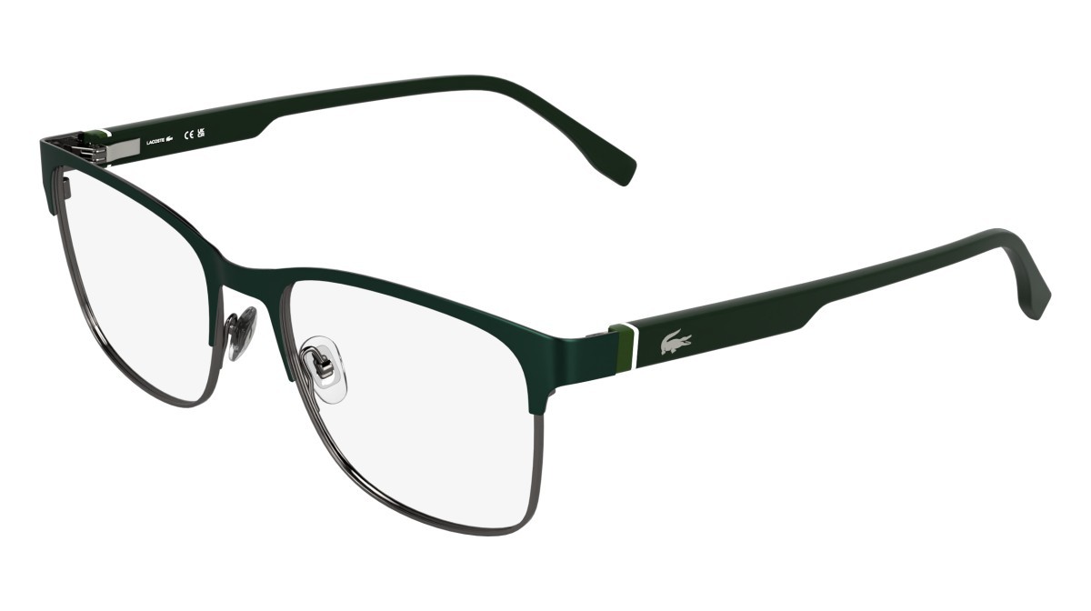 Eyeglasses Lacoste L2319 (301) color matte green shape rectangle 