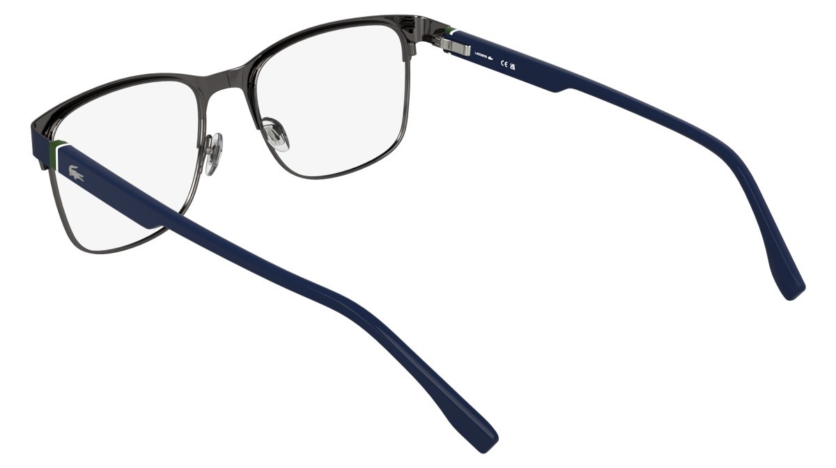 Eyeglasses Lacoste L2319 (410) color matte blue shape rectangle 