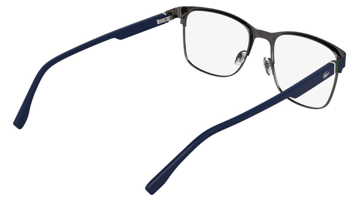 Eyeglasses Lacoste L2319 (410) color matte blue shape rectangle 