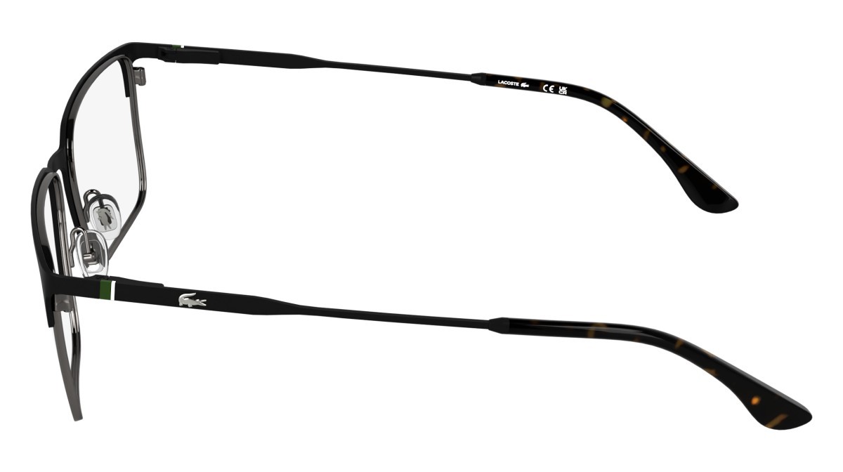 Eyeglasses Lacoste L2321 (002) color matte black shape rectangle 