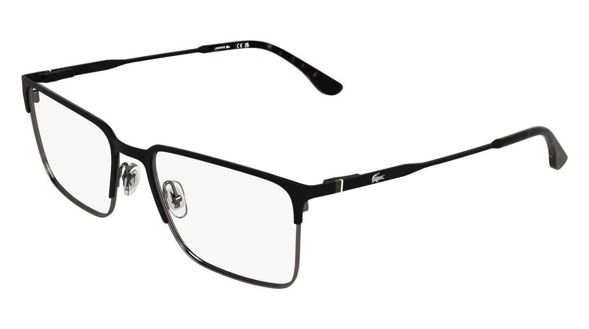 Eyeglasses Lacoste L2321 (002) color matte black shape rectangle 