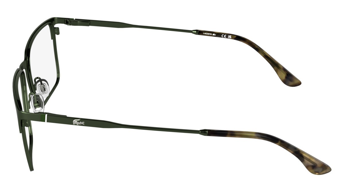 Eyeglasses Lacoste L2321 (301) color matte green shape rectangle 