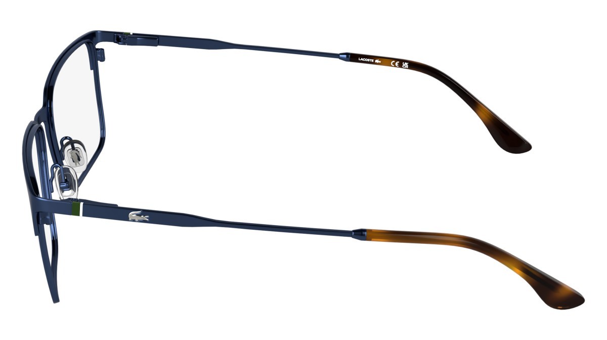 Eyeglasses Lacoste L2321 (424) color matte blue shape rectangle 