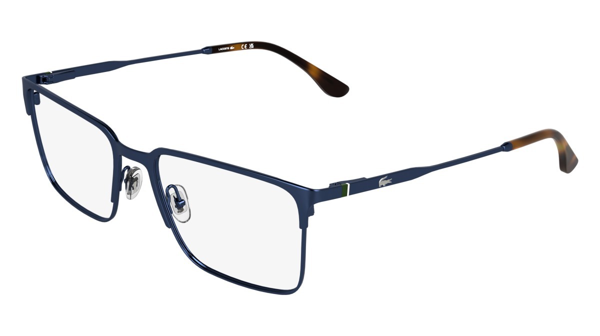 Eyeglasses Lacoste L2321 (424) color matte blue shape rectangle 
