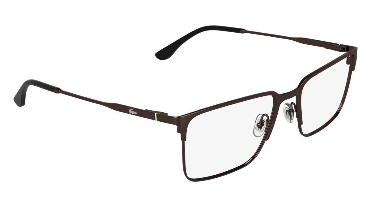 Eyeglasses Lacoste L2321 (601) color matte burgundy shape rectangle 