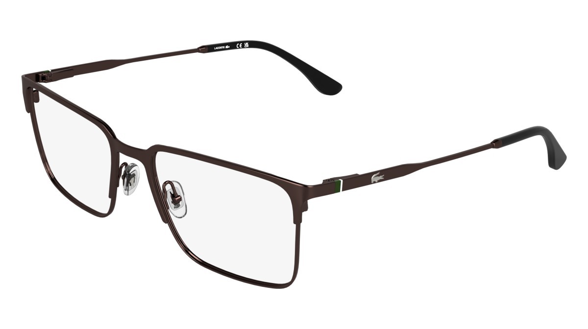 Eyeglasses Lacoste L2321 (601) color matte burgundy shape rectangle 