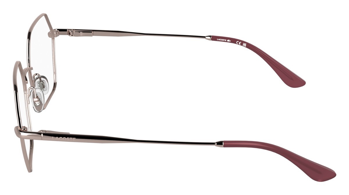 Eyeglasses Lacoste L2322 (662) color rose shape rectangle 